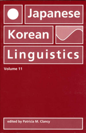 Japanese/Korean Linguistics, Volume 11