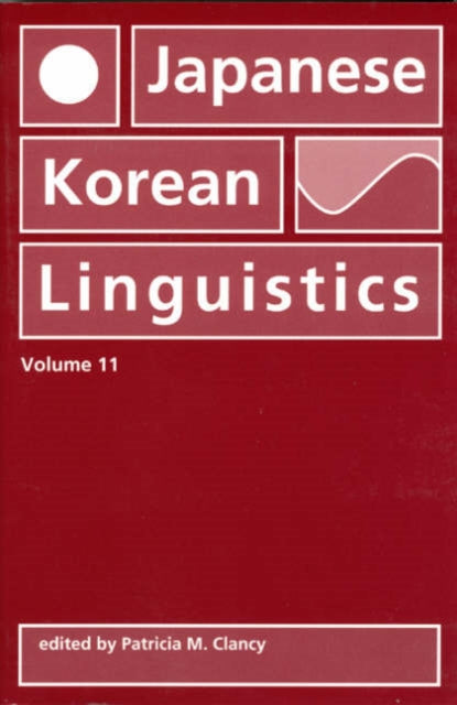 Japanese/Korean Linguistics, Volume 11