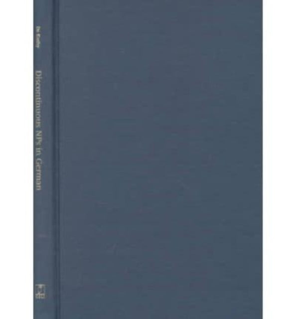 Book cover of: Discontinuous NPs in German. By: Kordula De Kuthy