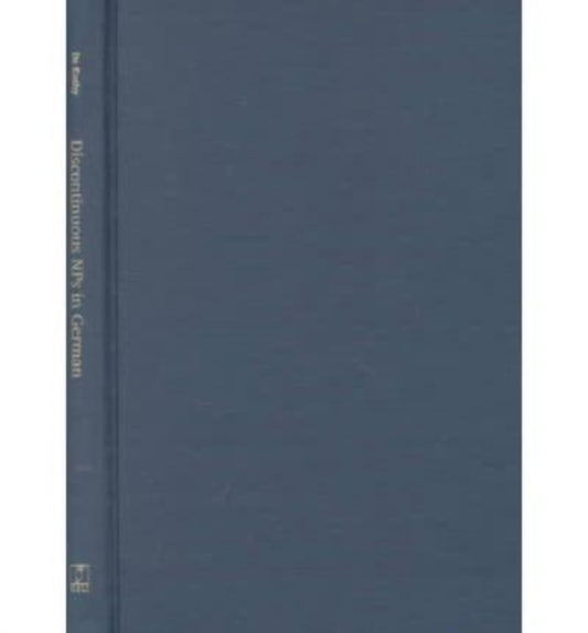 Book cover of: Discontinuous NPs in German. By: Kordula De Kuthy