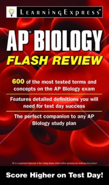 Book cover of: AP Biology Flash Review