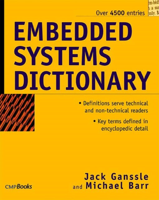Book cover of: Embedded Systems Dictionary. By: Jack Ganssle