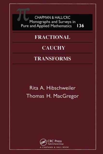Book cover of: Fractional Cauchy Transforms
