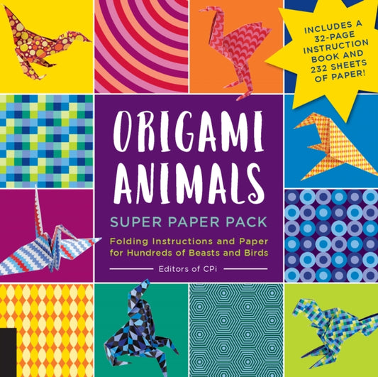 Book cover of: Origami Animals Super Paper Pack. By: Editors of CPi