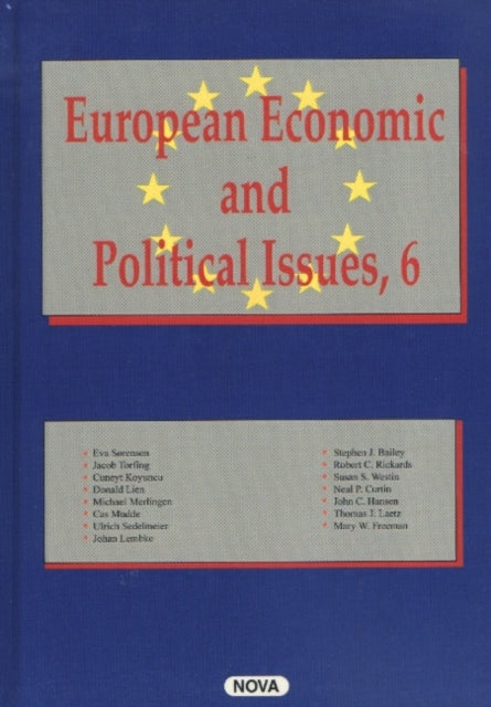 Book cover of: European Economic & Political Issues, Volume 6. By: Frank Columbus