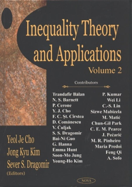 Book cover of: Inequality Theory & Applications