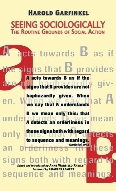 Book cover of: Seeing Sociologically