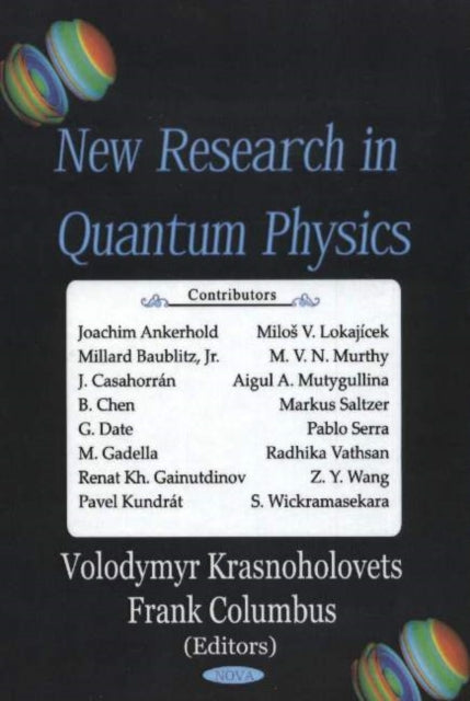 Book cover of: New Research in Quantum Physics
