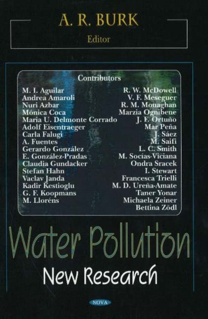 Book cover of: Water Pollution. By: A. R. Burk