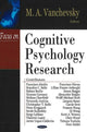 Book cover of: Focus on Cognitive Psychology Reserach
