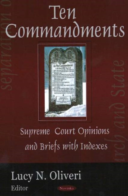 Book cover of: Ten Commandments. By: Lucy N. Oliveri