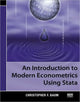 Book cover of: Introduction to Modern Econometrics Using Stata. By: Christopher F. Baum