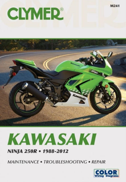 Book cover of: Clymer Manuals Kawasaki Ninja 250. By: Clymer Publications
