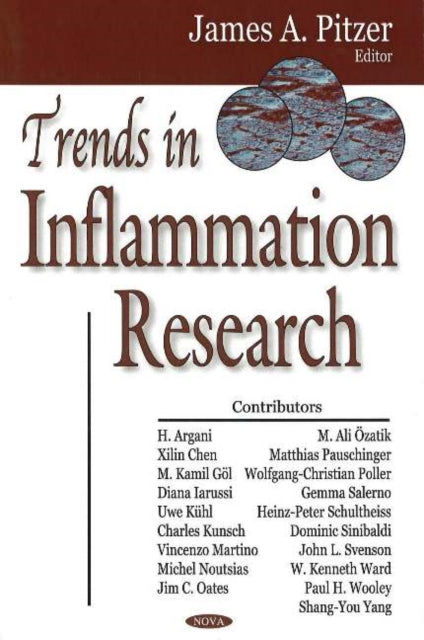 Book cover of: Trends in Inflammation Research. By: James A. Pitzer