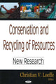 Book cover of: Conservation & Recycling of Resources. By: Christian V. Loeffe