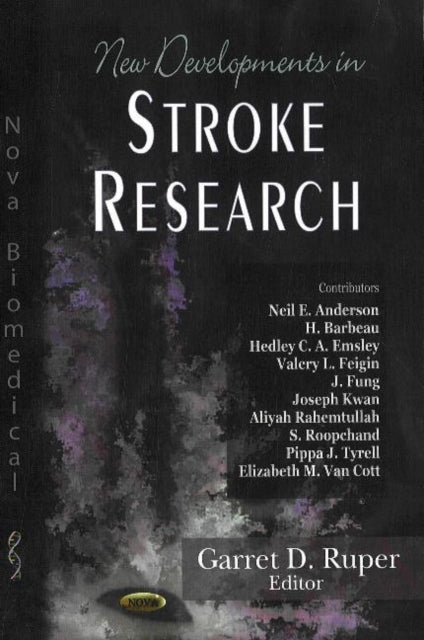 Book cover of: New Developments in Stroke Research. By: Garret D. Ruper