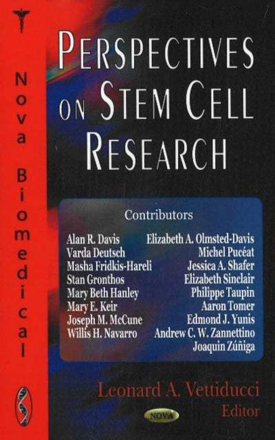 Book cover of: Perspectives on Stem Cell Research. By: Leonard A. Vettiducci