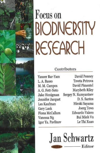 Book cover of: Focus on Biodiversity Research. By: Jan Schwartz