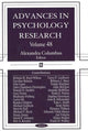Book cover of: Advances in Psychology Research