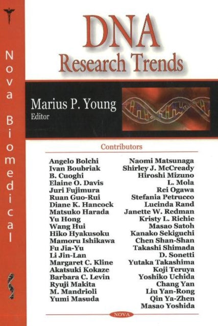 Book cover of: DNA Research Trends. By: Marius P. Young