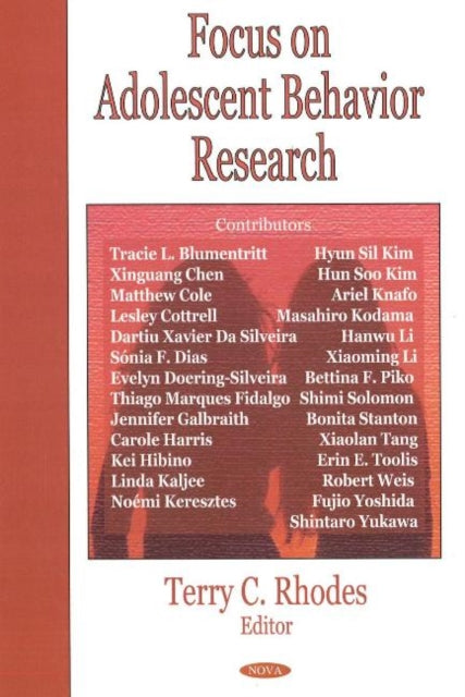 Book cover of: Focus on Adolescent Behavior Research. By: Terry C. Rhodes