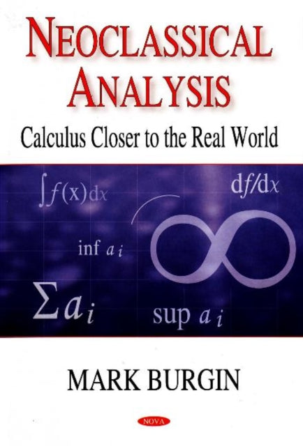 Book cover of: Neoclassical Analysis. By: M. S. Burgin