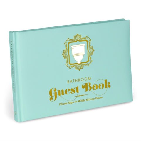 Knock Knock Bathroom Guest Book