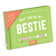 Book cover of: Knock Knock Why You're My Bestie Book Fill in the Love Fill-in-the-Blank Book & Gift Journal. By: Knock Knock
