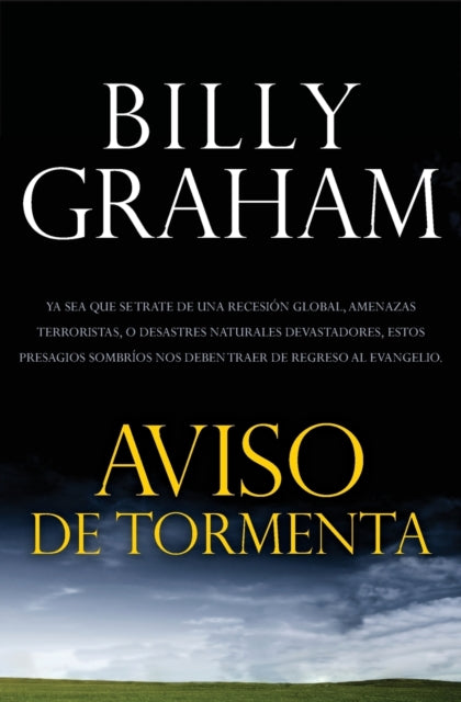 Book cover of: Aviso de tormenta. By: Billy Graham