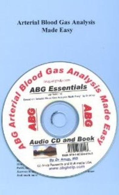 Book cover of: Arterial Blood Gas Analysis Made Easy -- Book & CD Set