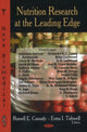 Book cover of: Nutrition Research at the Leading Edge