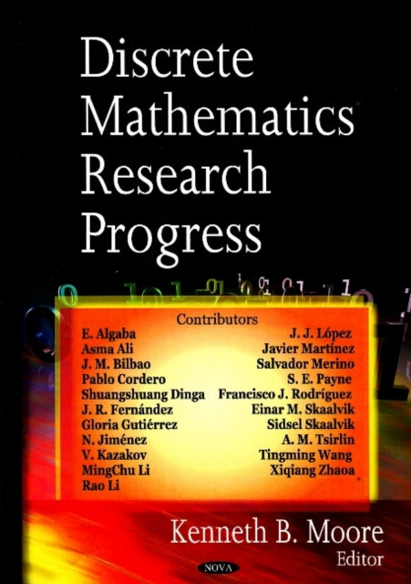 Book cover of: Discrete Mathematics Research Progress