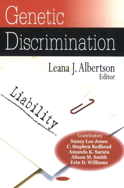 Book cover of: Genetic Discrimination