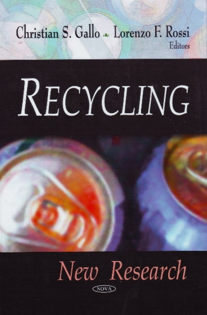 Book cover of: Recycling. By: Christian S. Gallo