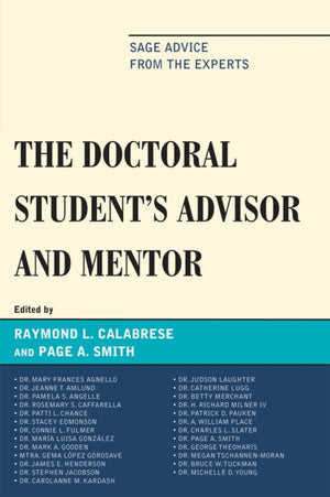 Doctoral StudentOs Advisor and Mentor