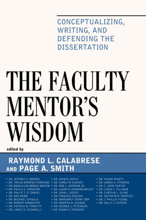 Faculty Mentor's Wisdom