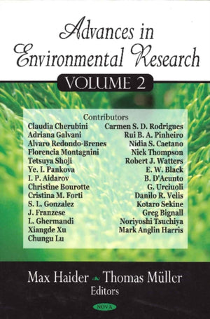 Advances in Environmental Research