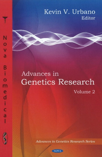 Book cover of: Advances in Genetics Research. By: Kevin V. Urbano