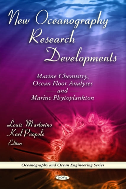 Book cover of: New Oceanography Research Developments