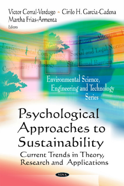 Book cover of: Psychological Approaches to Sustainability. By: Víctor Corral Verdugo