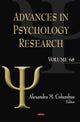 Book cover of: Advances in Psychology Research. By: Alexandra M. Columbus