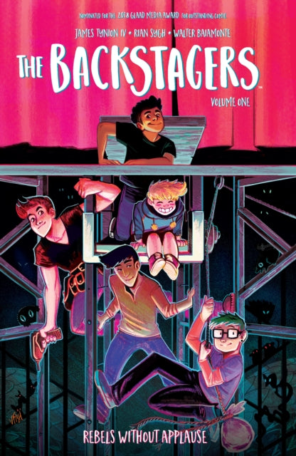 Book cover of: Backstagers Vol. 1. By: Tynion, James IV