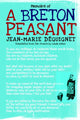 Book cover of: Memoirs of a Breton Peasant. By: Jean-Marie Deguignet