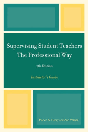 Supervising Student Teachers The Professional Way