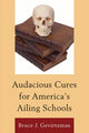 Book cover of: Audacious Cures for America's Ailing Schools. By: Bruce J. Gevirtzman