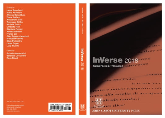 Book cover of: InVerse 2018. By: Brunella Antomarini