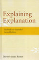 Book cover of: Explaining Explanation. By: David-Hillel Ruben