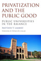 Book cover of: Privatization and the Public Good. By: Matthew T. Lambert