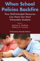 Book cover of: When School Policies Backfire. By: Michael A. Gottfried