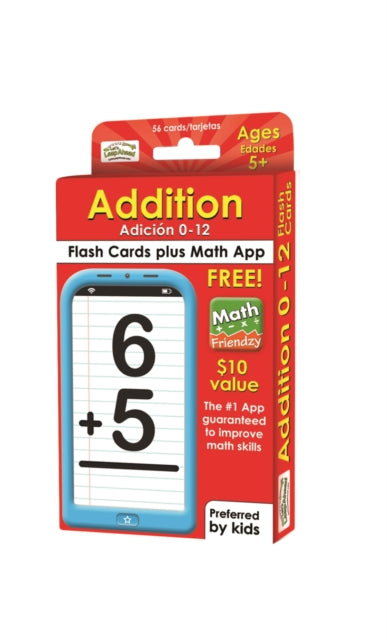 Book cover of: Addition 0-12 Flash Cards. By: Alex A. Lluch